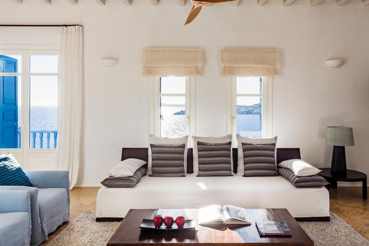 Excellent Mykonos Villa Villa Ambrosia 5 Bedrooms Stunning Sea Views Psarrou Mykonos Town ภายนอก รูปภาพ